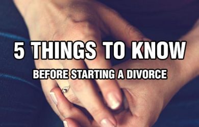 5 Things To Know Before Starting a Divorce